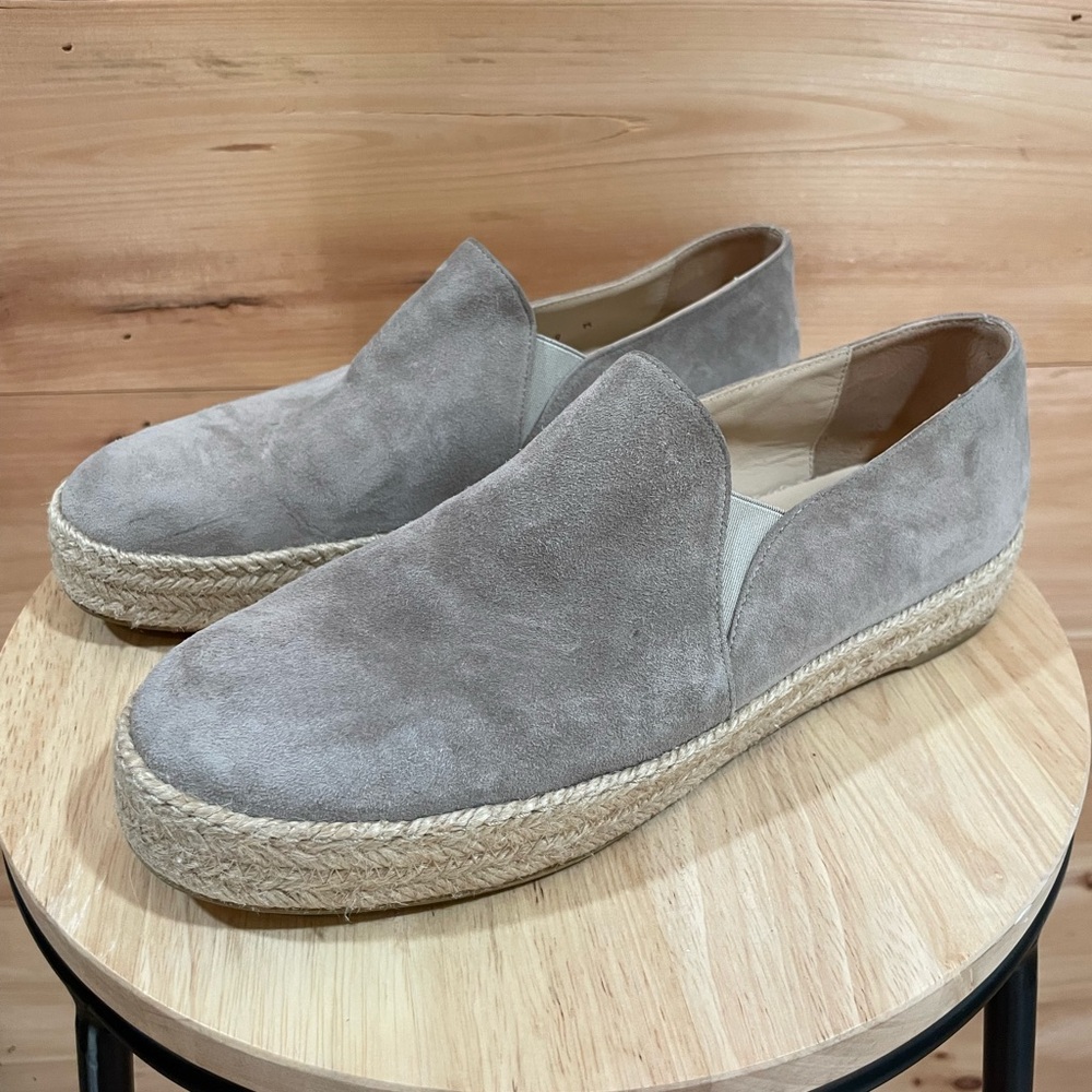 Stuart Weitzman Nugal Slip On Espadrilles In Taup… - image 7